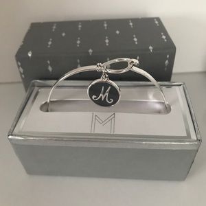 Bracelet with letter charm